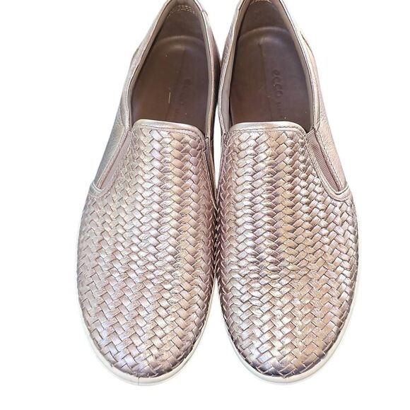 Ecco Women's Metallic Slip-On Loafers - Picture 2 of 10